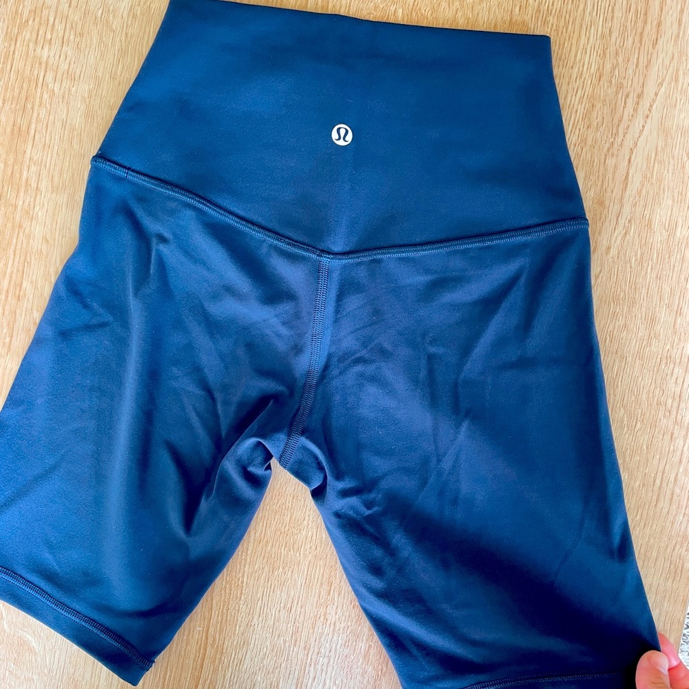 Lululemon Wunder Train High Rise Biker Shorts 6”